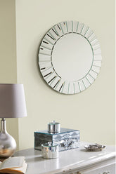 Laura Ashley Capri Small Round Mirror